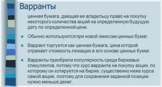 подвиды основных деривативов, зачем они нужны? Их принадлежность