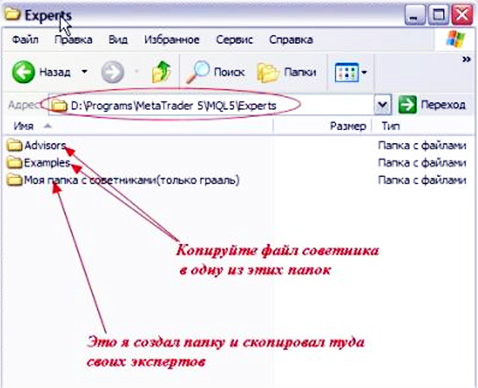 советники, установка в метатрейдер5, видео