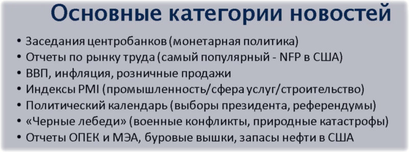 новости ключевого характера