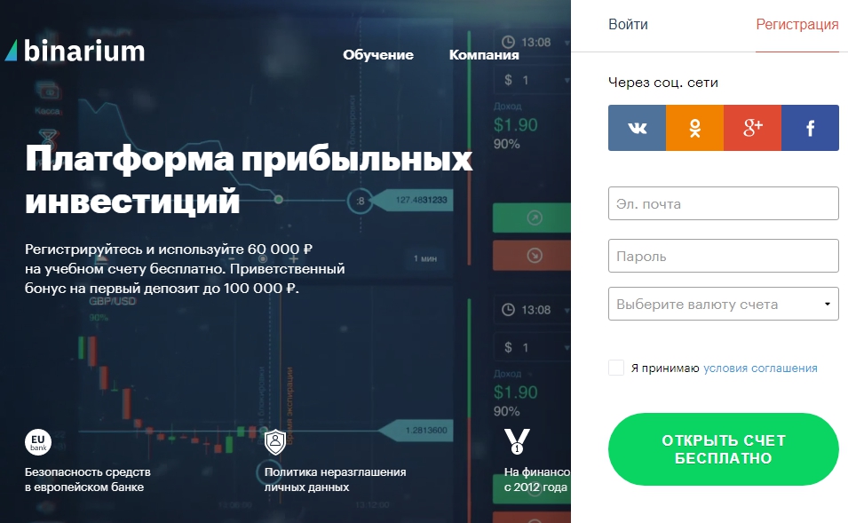 Как правильно торговать на Binarium? Пошаговая инструкция для новичка