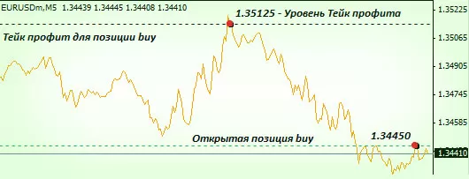 покупка с стоп лосс и биржевым тейк профит на выставление правильно