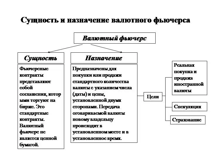 Сущность валютного фьючерса