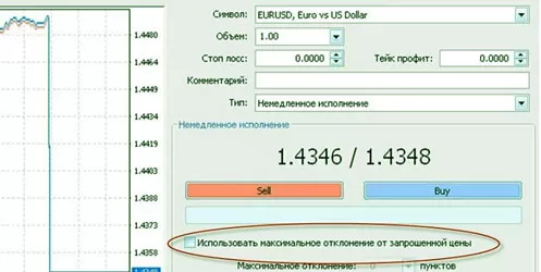 форекс ордера и их проскальзывания