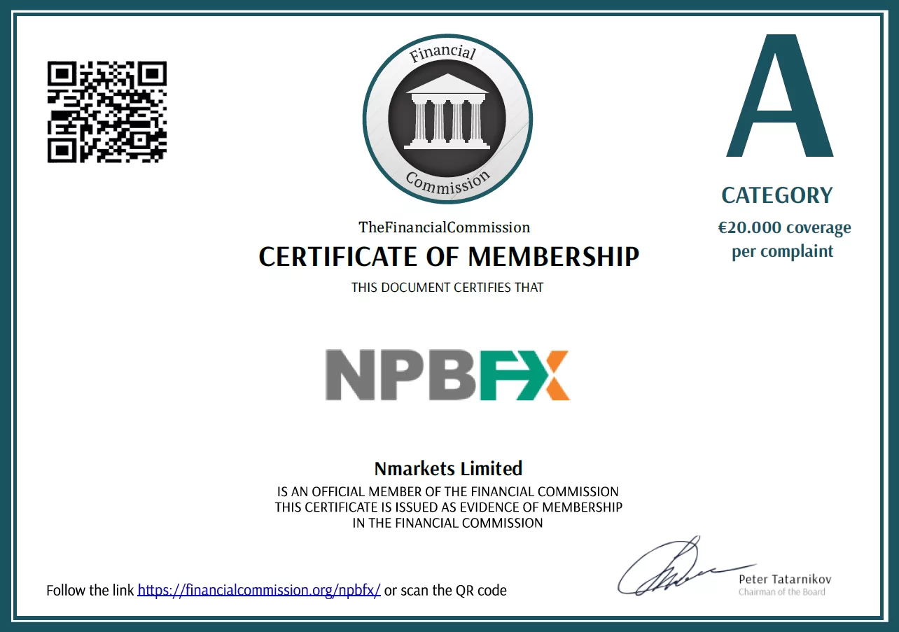 Лицензии брокера NPBFX Limited