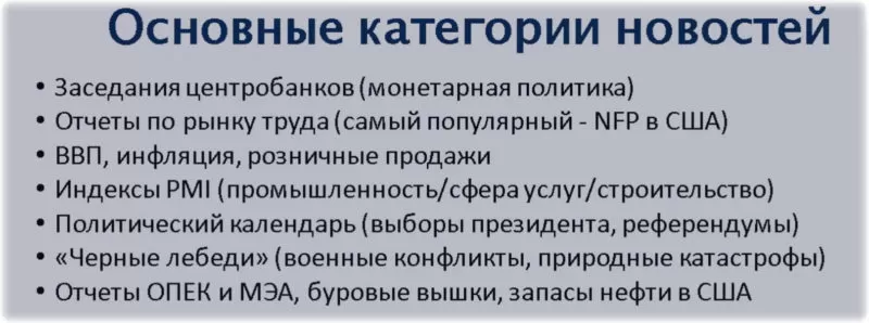 новости ключевого характера