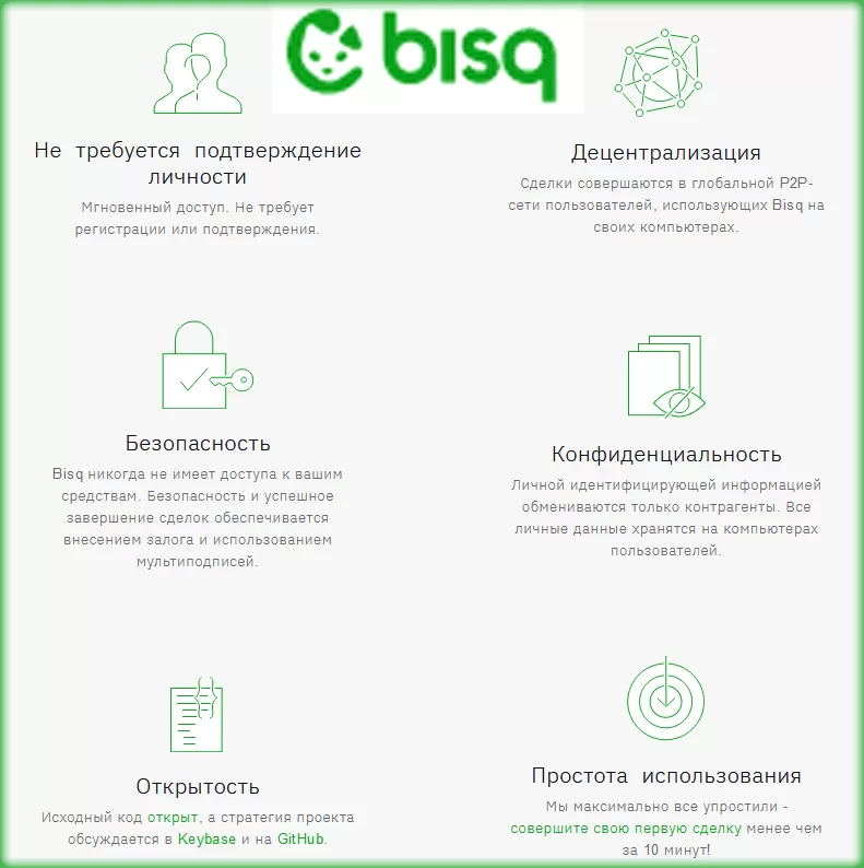 Bisq криптобиржа